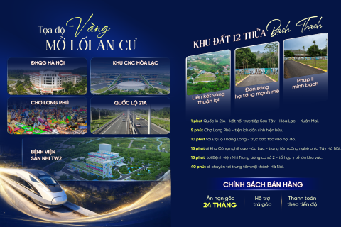 Tổng quan Khu đất 12 thửa Bạch Thạch