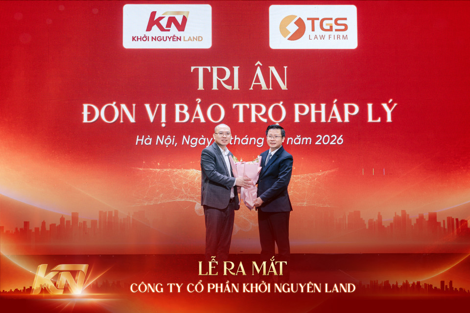 Khởi Nguyên Land "bắt tay" Hãng luật TGS để minh bạch hóa trong giao dịch