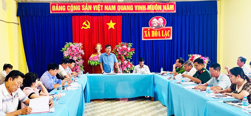 Hòa Lạc sơ kết tình hình phát triển kinh tế - xã hội 6 tháng đầu năm 2026