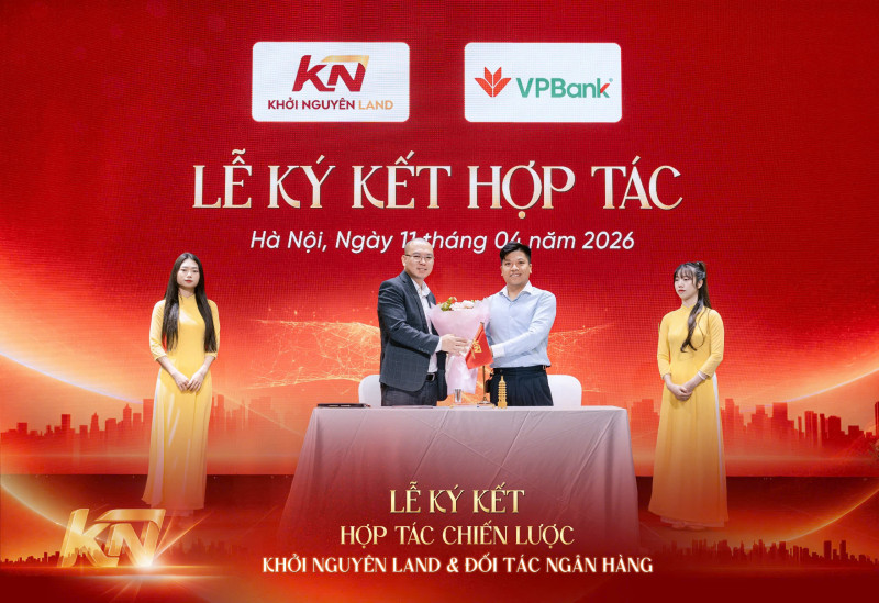 Khởi Nguyên Land & Ngân hàng TMCP Việt Nam Thịnh Vượng (VP Bank) - Ký kết hợp tác chiến lược