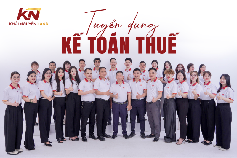 Khởi Nguyên Land tuyển dụng kế toán thuế