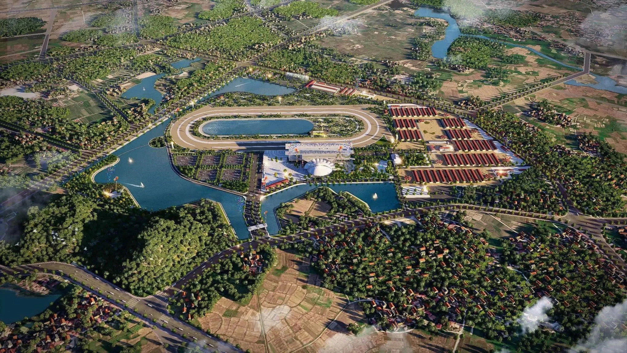 Hà Nội duyệt quy hoạch tổ hợp trường đua ngựa 125 ha