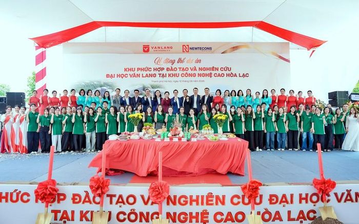 Trường Đại học Văn Lang tổ chức Lễ động thổ Dự án Khu Phức hợp Đào tạo và Nghiên cứu Đại học Văn Lang tại Khu Công nghệ cao Hòa Lạc (Hà Nội) vào ngày 12/8/2026.