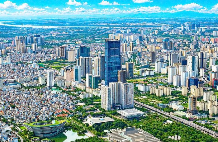 Quy hoạch tổng thể Thủ đô tầm nhìn 100 năm nhằm định vị Hà Nội trở thành thành phố toàn cầu, văn hiến, văn minh, hiện đại và hạnh phúc. Ảnh: Phạm Hùng